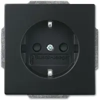 Busch-Jaeger BJ SCHUKO stopcontacten - 20 EUCBLI-885, model Future, kleur zwart