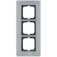 Busch-Jaeger 2CKA001754A4256 Frame Frame 3-voudig RVS 1 stuk(s)