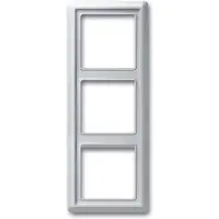 Busch-Jaeger 2CKA001730A0280 Frame Frame 3-voudig Allweather 44 (IP44) Aluminium, Witaluminium (RAL 9006) 1 stuk(s)
