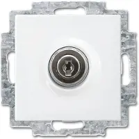 ABB BJ SCHUKO stopcontact 20 EUKBSL-914-101, met klapdeksel en slot, gelijk van merk en kwaliteit