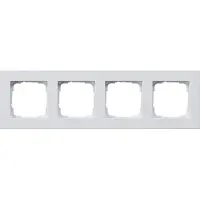 Gira 0214295: Afdekraam, 4-voudig, plat