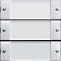 Gira 5333100 eNet draadloze wandzender, 3-voudig, BSF-systeem 55, helder/reinwit, glanzend