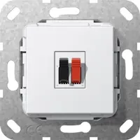 Gira Systeem 55 Enkele Luidspreker Aansluitinvoeg Wit - 569203