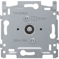 Niko timer voor basiselement, met, aluminium, uitvoering mechanisch, basiselement