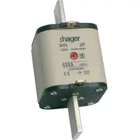 Hager smeltp (mes) Weber.fuses, DIN-grootte NH3, nom. (meet)str 630A