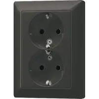 JUNG LS Range Wandcontactdoos (WCD-schakelaar) (Europese Stekkerdoos) - AL5020KIAN-L