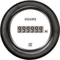 VETUS Hour Counter 12-24v Zwart 52 mm
