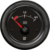 VETUS Water Level Indicator 12-24v Zwart 52 mm