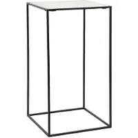 Nordal Cube bijzettafel - wit marmer L