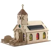 Solexpert Bouwpakket - Kerk met zonnepaneel