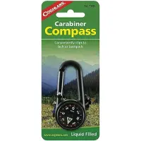 Coghlan's Carabiner met kompas - Vloeistof gevuld
