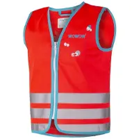 Wowow Crazy Monster Jacket fluohesje, rood, L (kind)