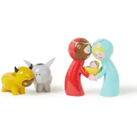 Alessi Kerstdecoratie Happy Eternity Set of 2 Figurines
