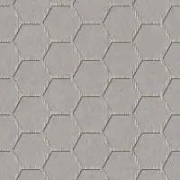 Praxis Vliesbehang honingraat taupe 68714