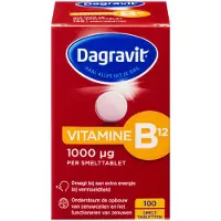 Dagravit 2x Vitamine B12 1000mcg 100 smelttabletten