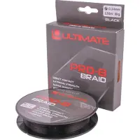 Ultimate Pro-8 Braid 0.14mm 8kg 150m Black - Gevlochten Lijn