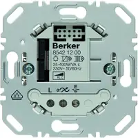 Hager Universele aanraakdimmer 85421200 1 kanaal (ook voor LED 5-70 Watt), Knoppen + Schakelaars, Zilver