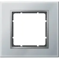 Hager BER B7 frame 10116414, enkel, aluminium, voor glas
