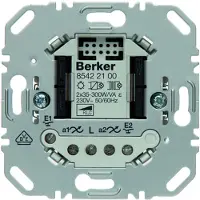 Berker universele dimmer voor aanraakbediening, model 85422100, 2-voudig (geschikt voor LED-lampen van 12-54 Watt per kanaal)