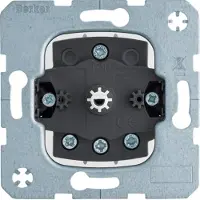 Berker 386103, Draaischakelaar, Metaal, Kunststof, Grijs, Zwart, IP20, 250 V, 71 mm