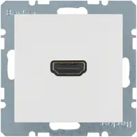 Berker 3315428989, HDMI, Wit