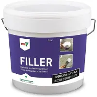 Tec7 Filler Reparatie-/afwerkplamuur - Emmer - 5L