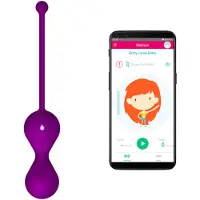 Magic Motion Kegel Master - App-gestuurde vibrerende geishabal (roze)