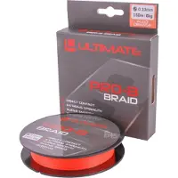 Ultimate Pro-8 Braid 0.10mm 6kg 150m Fluo Orange - Gevlochten Lijn