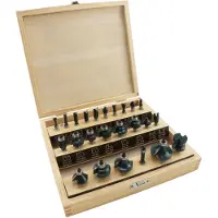 Stehle Frezenset 24-Delig HM 8 mm – Profi in Houten Kistje