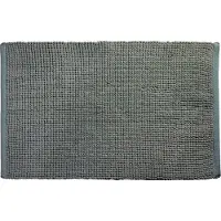 Differnz Badmat | (80 x 50 cm, Microfiber, Donker groen)