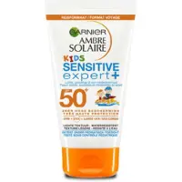 Garnier 2x Ambre Solaire Sensitive Expert+ Kids Zonnebrandmelk Spf 50+ Reisformaat 50 Ml