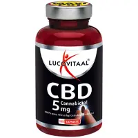 Lucovitaal 2x CBD Cannabidiol 5 mg 180 capsules