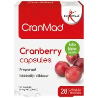 Lucovitaal 3x Cranmad Cranberry 28 Capsules