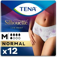 Tena 6x Tena Pants Silhouette Normal Blanc Lage Taille Medium 12 Stuks