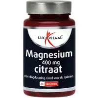 Lucovitaal 4x Magnesium Citraat 400mg 30 Tabletten