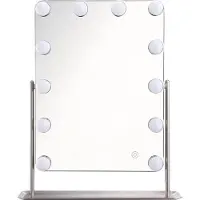 Huismerk Premium Design Hollywood Make-Up Spiegel, LED - 46,2 x 38 x 10 cm