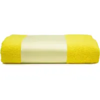 The One Towelling Sublimatie Handdoek - 50 x 100 cm - Hotelkwaliteit - 100% Zacht katoen - Geel