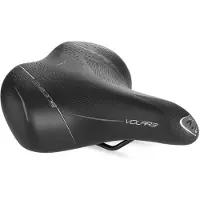 Selle Bassano Zadel Selle Bassano Volare XXL dubbelveer - zwart