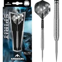 Mission Dartpijlen Spirit M1 Zilver Barrel Lengte: 50,00 mm - Barrel Dikte: 6,70 mm