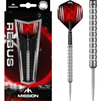 Mission Dartpijlen Rebus M4 Zilver Lengte Barrel : 50,20 mm - Dikte Barrel - 6,70 mm