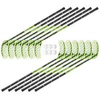 Unihoc floorballset WINNER zwart/groen 96 cm