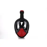 Atlantis Snorkel 2.0 Full Face Mask Black/Red-S/M