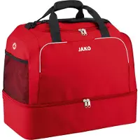 Jako Classico Sporttas Rood - Zwart - Wit