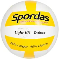 Spordas Lichte Trainingsvolleybal Geel/wit 7