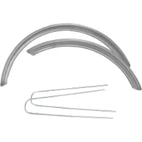 HZB Spatbord set v+a 24 zilver