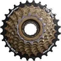 Sunrace 7-speed freewheel 14-28-zink || Maat: 14-28