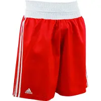 Adidas Amateur boksen, korte Aiba Rot L