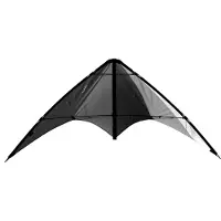Elliot tweelijnsstuntkite Drops 160 cm grijs/wit