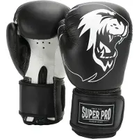 Super Pro Combat Gear Talent (kick)bokshandschoenen Zwart/Wit 8oz