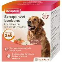 Beaphar 6x Schapenvet Bonbons Zalm 245 gr